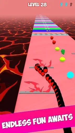 Скриншот 1 — Cobra Runner: Endless Run Game