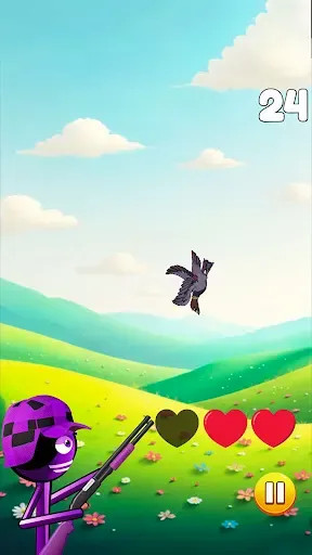 Скриншот 1 — Stickman Duck Shooter