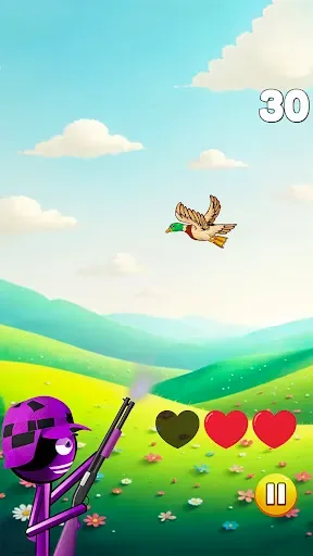 Скриншот 3 — Stickman Duck Shooter