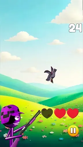 Скриншот 6 — Stickman Duck Shooter