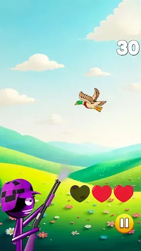 Скриншот 8 — Stickman Duck Shooter