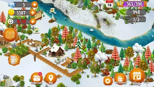 Скриншот 5 — Winter Velly Farm Adventure