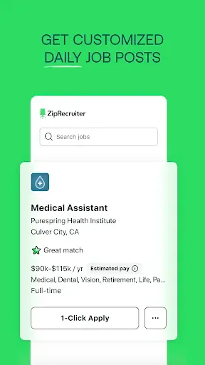 Скриншот 8 — Job Search by ZipRecruiter