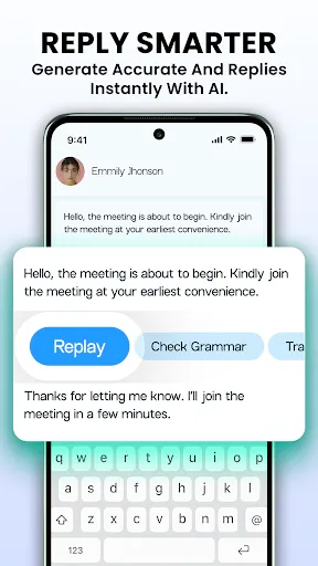 Скриншот 2 — AI Keyboard: Grammar & Writing