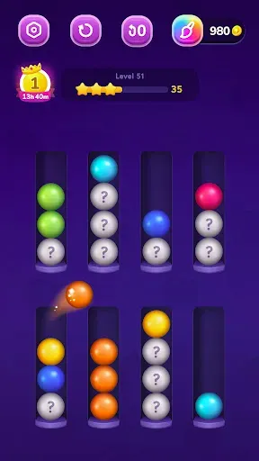 Скриншот 5 — Ball Sort - Color Puzzle