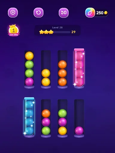 Скриншот 8 — Ball Sort - Color Puzzle
