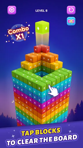 Скриншот 1 — Block Away - Tap Out Puzzle