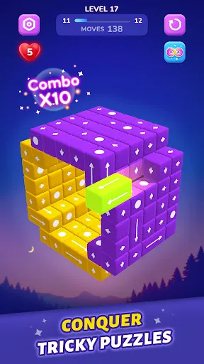Скриншот 2 — Block Away - Tap Out Puzzle