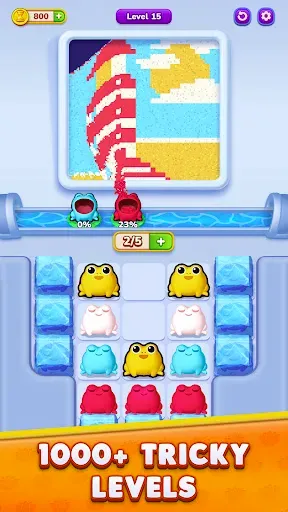 Скриншот 2 — Feed the Frogs: Sort Puzzle
