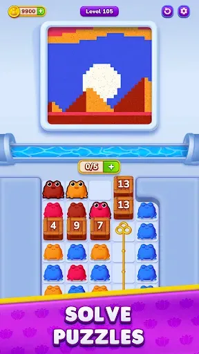 Скриншот 4 — Feed the Frogs: Sort Puzzle