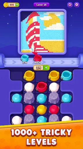 Скриншот 2 — Magic Sand Sort