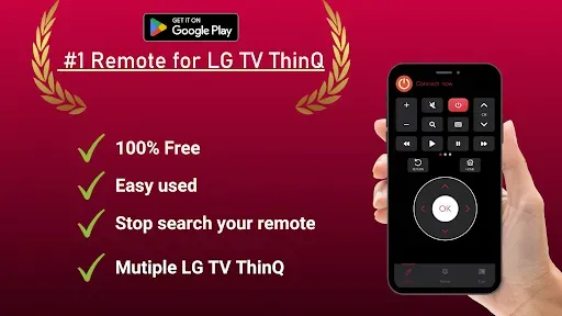 Скриншот 1 — Remote For LG TV Plus