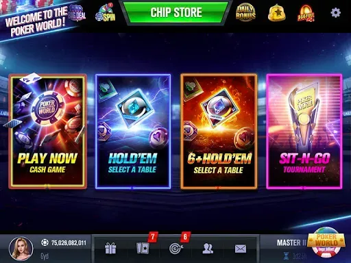 Скриншот 2 — Poker World Mega Billions