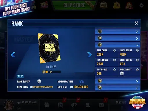 Скриншот 5 — Poker World Mega Billions