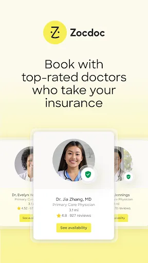 Скриншот 1 — Zocdoc - Find and book doctors