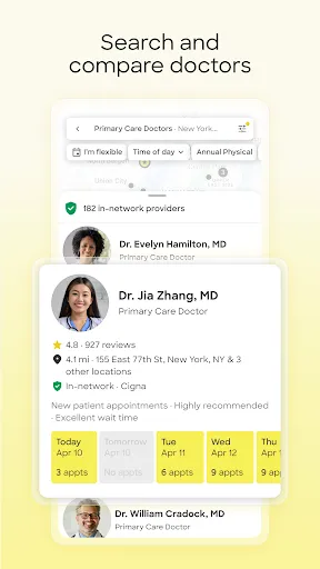 Скриншот 2 — Zocdoc - Find and book doctors