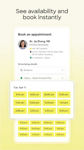 Скриншот 4 — Zocdoc - Find and book doctors