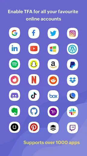 Скриншот 2 — Authenticator App - OneAuth