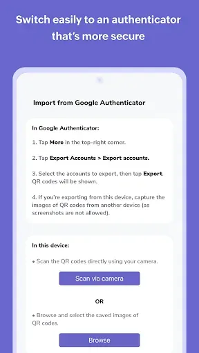 Скриншот 5 — Authenticator App - OneAuth