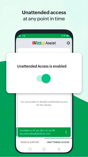 Скриншот 6 — Customer App - Zoho Assist