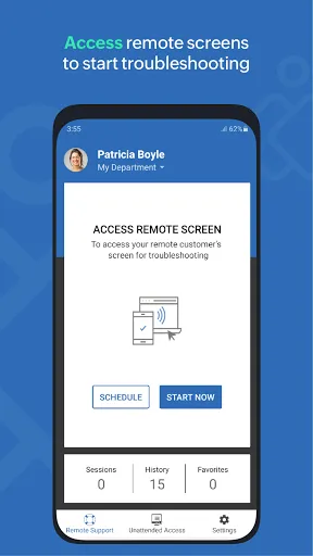 Скриншот 1 — Zoho Assist - Remote Desktop