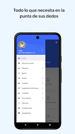 Скриншот 3 — Zoho Books - Contabilidad