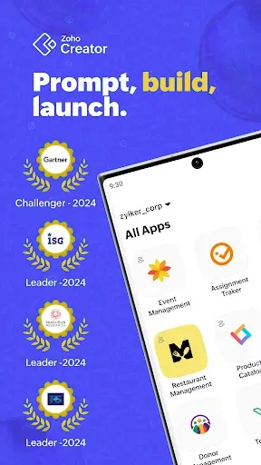 Скриншот 1 — Zoho Creator:Low-code Platform