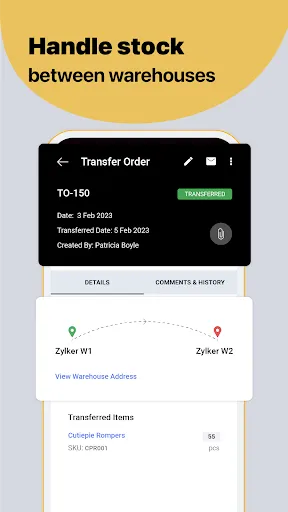 Скриншот 6 — Inventory Management App -Zoho