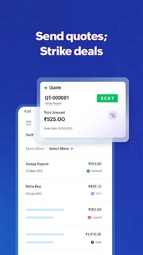 Скриншот 6 — Zoho Invoice - GST Invoice App