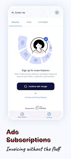 Скриншот 4 — Invoice Generator - Zoho