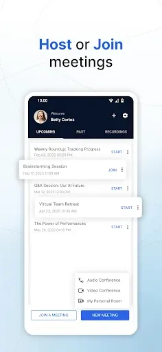 Скриншот 3 — Zoho Meeting - Meet Virtually