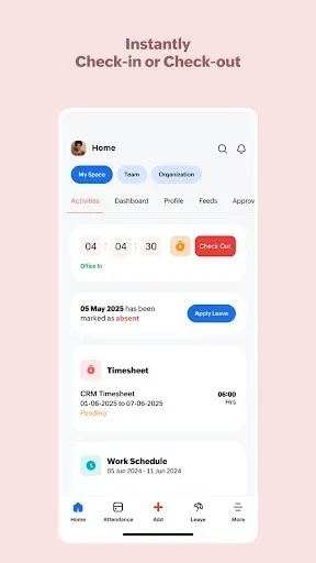 Скриншот 1 — Zoho People - HR Management