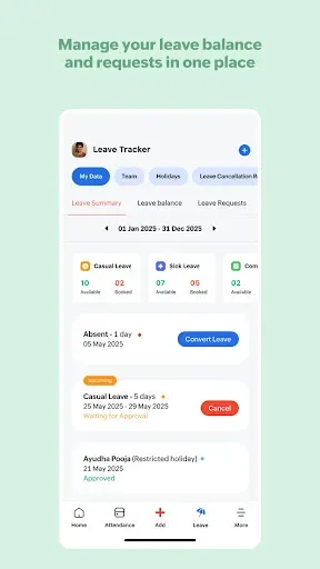 Скриншот 4 — Zoho People - HR Management