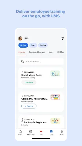 Скриншот 5 — Zoho People - HR Management