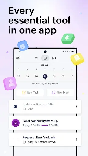 Скриншот 1 — Zoho Solo - To do, CRM, bills