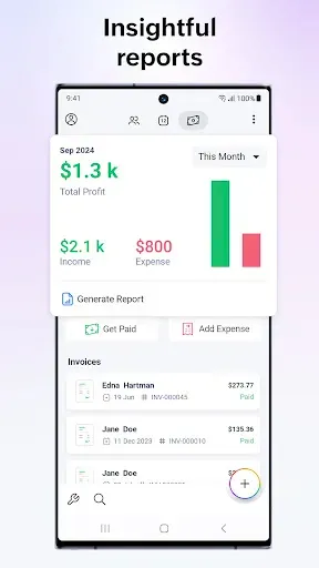 Скриншот 7 — Zoho Solo - To do, CRM, bills