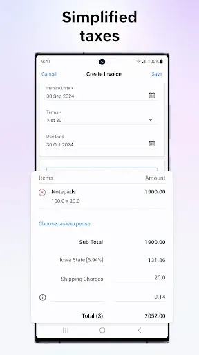 Скриншот 8 — Zoho Solo - To do, CRM, bills