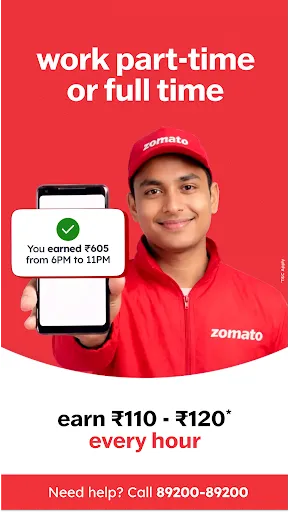Скриншот 3 — Zomato Delivery Partner