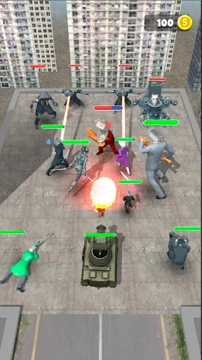 Скриншот 4 — Zombie Evolution Battle