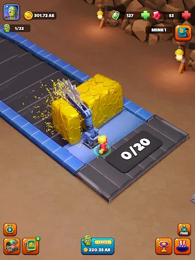 Скриншот 7 — Idle Zombie Miner: Gold Tycoon