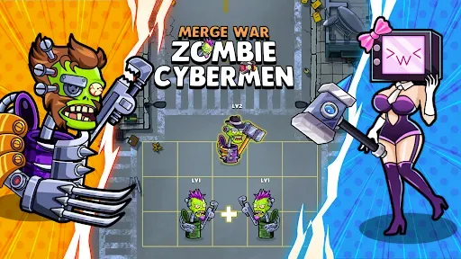 Скриншот 2 — Merge War: Zombie vs Cybermen