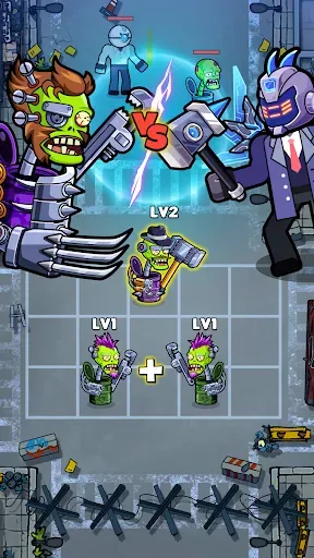 Скриншот 4 — Merge War: Zombie vs Cybermen
