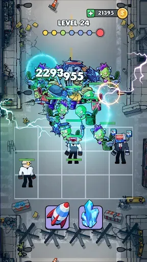 Скриншот 6 — Merge War: Zombie vs Cybermen