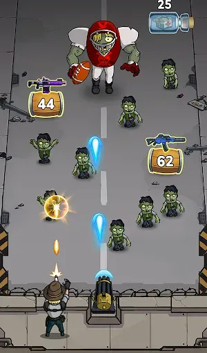 Скриншот 1 — Zombie War - Idle TD game
