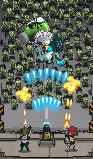 Скриншот 2 — Zombie War - Idle TD game
