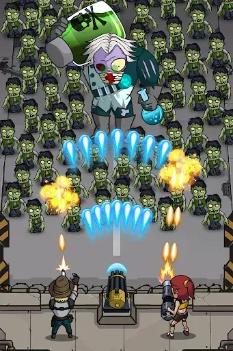 Скриншот 8 — Zombie War - Idle TD game