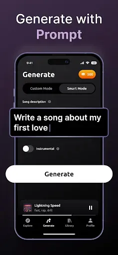 Скриншот 2 — Zona: AI Song Maker & Creator