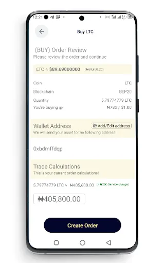 Скриншот 4 — Zona Currency: Crypto Exchange