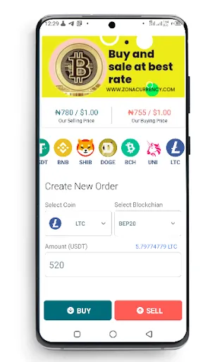Скриншот 6 — Zona Currency: Crypto Exchange