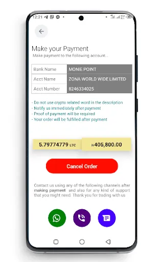Скриншот 7 — Zona Currency: Crypto Exchange